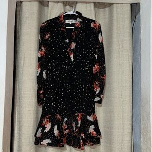 Diane Von Furstenberg 00 Women’s Luciano printed crepe and georgette dress $997